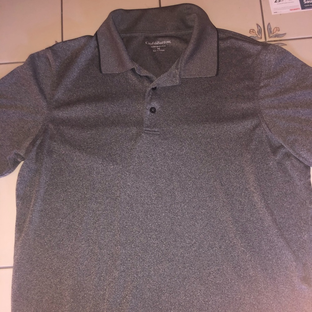 Men’s Croft & Barrow Gray Polo